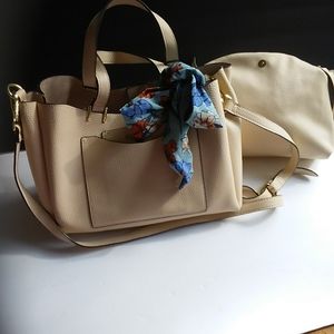 NWT STEVE MADDEN SATCHEL HANDBAG AND CLUTCH